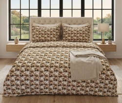 Lenjerie pat Ranforce 100% Cotton Pro (Raw Linen)