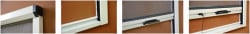 Plasa tantari / Plasa insecte, tip rulou, din aluminiu, antracit - Img 2