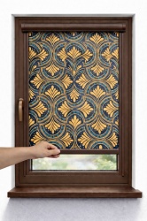 Roletă Premium cu Arc Royal 5001 – Fără Lanț, Montaj pe Baghetă, Ghidaje U
