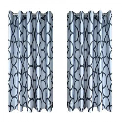 SET Draperie W4810 D2 cu inele capse inox - Img 1