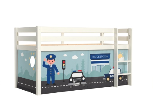 PINO PAT SEMI-INALT și cortină Poliție.