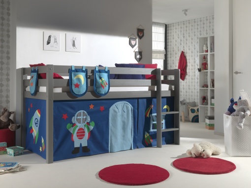 Set 3 buzunare de depozitare pentru paturile mezzanin Pino/Scott – Vipack