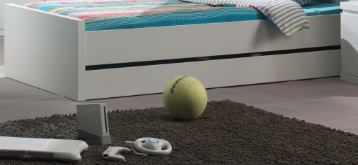 Sertar Pat Lara, pentru Copii, Alb – Vipack