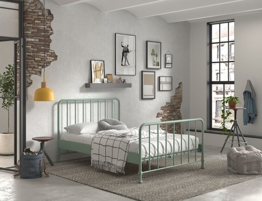 Pat Metalic, Verde Olive, 140 x 200 cm (Metal) – BRONXX – Vipack