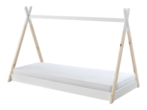 Set TIPI format dintr-un Pat copii (90 x 200 cm) și o SALTEA PAT COPII Basic Cool (90 x 200 x 10 cm).