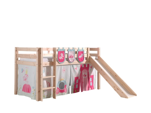 PINO PAT SEMI-INALT cu slide, perdea și 3 buzunare Princess.