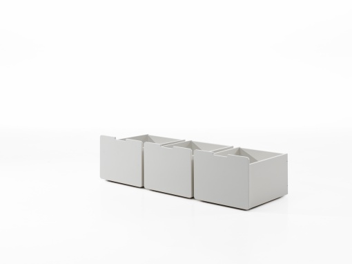 PINO SET DE 3 SERTARE PENTRU Pat copii MATRIMONIAL H85CM ALB