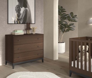 ILYAS CHEST OF 3 DRAWERS WALNUT - Img 2