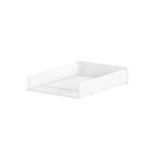 Masă de Înfășat/Extensie pentru comoda Forrest Beech, din Lemn Masiv de Fag, Alb – Vipack - Img 2