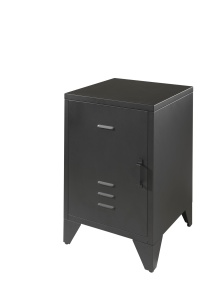 Noptieră Metalică, Neagră (Metal) – BRONXX – Vipack - Img 2