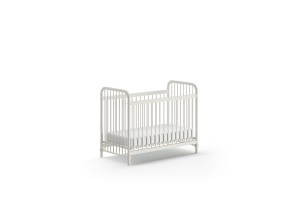 Pătuț Bebeluși BRONXX, Alb Mat, 60 x 120 cm (Metal) – BRONXX – Vipack - Img 4