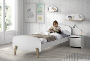 Poliță de Perete Kiddy 65 cm, pentru Camera Copii, Alb – Vipack - Img 2