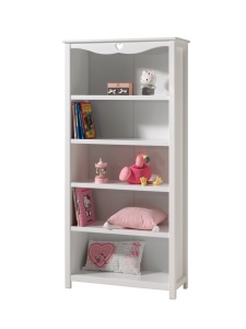 Set Complet Mobilier Cameră Copii AMORI, 5 Piese, Alb, Design Romantic – Vipack - Img 10