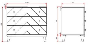 Set Dormitor Complet pentru Copii, 4 Piese, 90x200 cm, Alb Satinat (Pin Masiv și MDF) – Billy – Vipack - Img 10