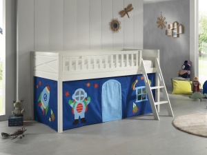 Set SCOTT este format din somieră înaltă cu perdea de joacă ASTRO. - Img 2