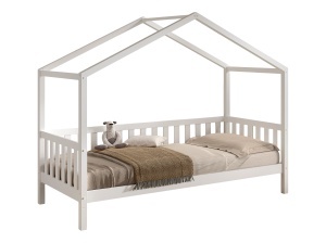 DALLAS HOUSE BED 90 X 200 CM WHITE