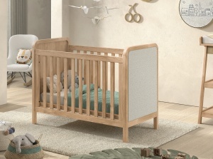 OLIVE BABY BED 60 X 120 CM BOUCLÉ OAK - Img 2