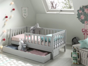 Sertar pentru pat TODDLER, gri – Vipack - Img 4