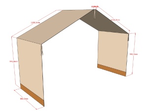 Set Complet: Pat Căsuță Forrest Beech pentru Camera Copii, 90x200 cm, cu Sertar Pat și Set Textil, din Lemn Masiv de Fag, Alb – Vipack - Img 13