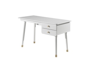 Set Dormitor pentru Copii, 4 Piese, 90x200 cm, Alb Satinat (Pin Masiv și MDF) – Billy – Vipack - Img 8