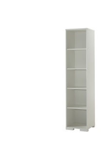 Set LONDON format dintr-un Pat copii (90x200) cu sertar, noptieră, Dulap camera copii cu 2 uși, birou cu cărucior de birou și bibliotecă. - Img 11