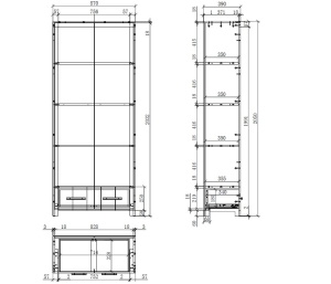 Set Mobilier Cameră Copii ERIK: Birou și Bibliotecă, Alb – Vipack - Img 9