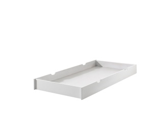 Set Mobilier Cameră Copii ERIK: Pat 90x200 cm, Dulap 2 Uși, Birou, Noptieră și Sertar, Alb – Vipack - Img 9