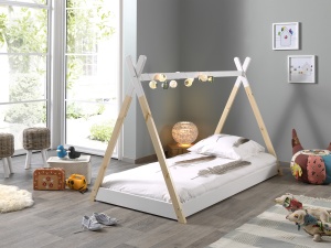 Set TIPI format dintr-un Pat copii (90 x 200 cm) și o SALTEA PAT COPII Basic Cool (90 x 200 x 10 cm). - Img 2