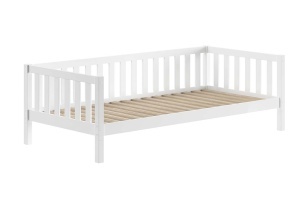 This DALLAS combination in white consists of a house bed (90 x 200 cm) and safety rail. - Img 3