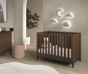 This ILYAS combination consists of a baby bed (60 × 120 cm), a chest of drawers and a 2 door wardrobe. - Img 8