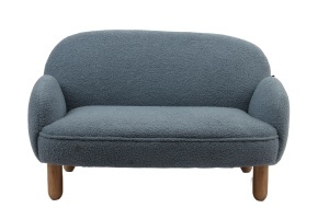 This ROCKY combination in blue consists of a single mini sofa and a double mini sofa. - Img 7