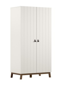 This SEZANE combination in clay consists of a bed (90 x 200 cm), a bedside table, a 2-door wardrobe and a dresser with 3 drawers. - Img 3