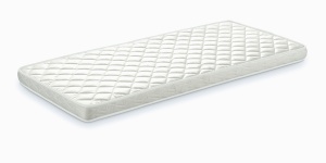 Pat Căsuță cu Saltea, Alb, 90 x 200 cm, Pin Masiv – Dallas – Vipack - Img 6