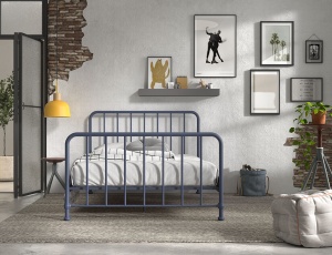 Pat Metalic, Albastru Denim, 140 x 200 cm (Metal) – BRONXX – Vipack - Img 3