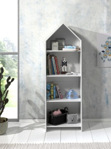 Set 3 Dulapuri pentru Copii Căsuță, Alb și Roz, (MDF) – CASAMI – Vipack - Img 11