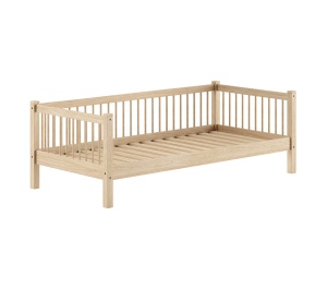 Pat Cabină Forrest Beech 90x200 cm, pentru Camera Copii, din Lemn de Fag, cu Sertar – Vipack - Img 6