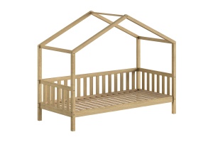 Pat Căsuță NATURE cu Protecție Integrată și Sertar, Stejar Masiv – Dallas – Vipack - Img 4
