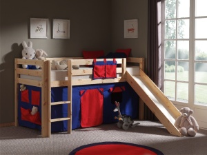Perdea de joacă pentru paturile suprapuse Pino/Scott (H115 cm) – Vipack - Img 3