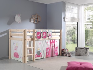 PINO PAT SEMI-INALT, perdea și 3 buzunare Princess. - Img 2