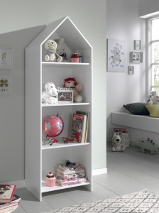 Set 3 Dulapuri pentru Copii Căsuță, Alb și Roz, (MDF) – CASAMI – Vipack - Img 12