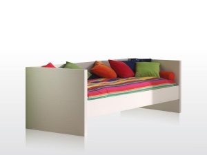 Set Dormitor Lara pentru Copii/Tineri, Alb – Pat Cabină 90x200 cm, Dulap 3 Uși, Sertar Pat și Polițe Perete – Vipack - Img 5