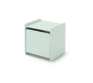 Set Mobilier Kiddy pentru Camera Copii – Pat 90x200 cm și Noptieră – Verde Mentă – Vipack - Img 8