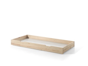 Set TIPI este format din Pat copii înalt fără gard (90 x 200 cm), un sertar în culoare culoare lemn natural și un set de textile asortate. - Img 5