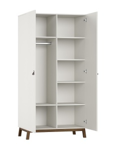 SEZANE 2 DOOR WARDROBE CLAY/WALNUT - Img 3