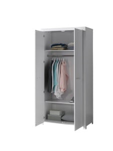 Dulap ERIK cu 2 uși, alb – Vipack - Img 2