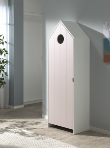 Dulap pentru Copii Căsuță, Roz, (MDF) – CASAMI – Vipack - Img 6