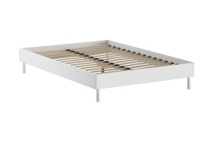FORREST BED FRAME 140 X 200 CM BEECH WHITE