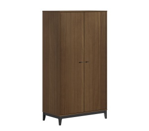 ILYAS 2 DOOR WARDROBE WALNUT