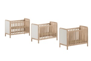 OLIVE BABY BED 60 X 120 CM BOUCLÉ OAK - Img 3