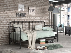 Pat Metalic, Negru, 90 x 200 cm (Metal) – BRONXX – Vipack